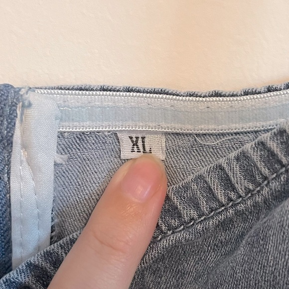 NWT Tie Straps Denim Skater Dress - Picture 8 of 8